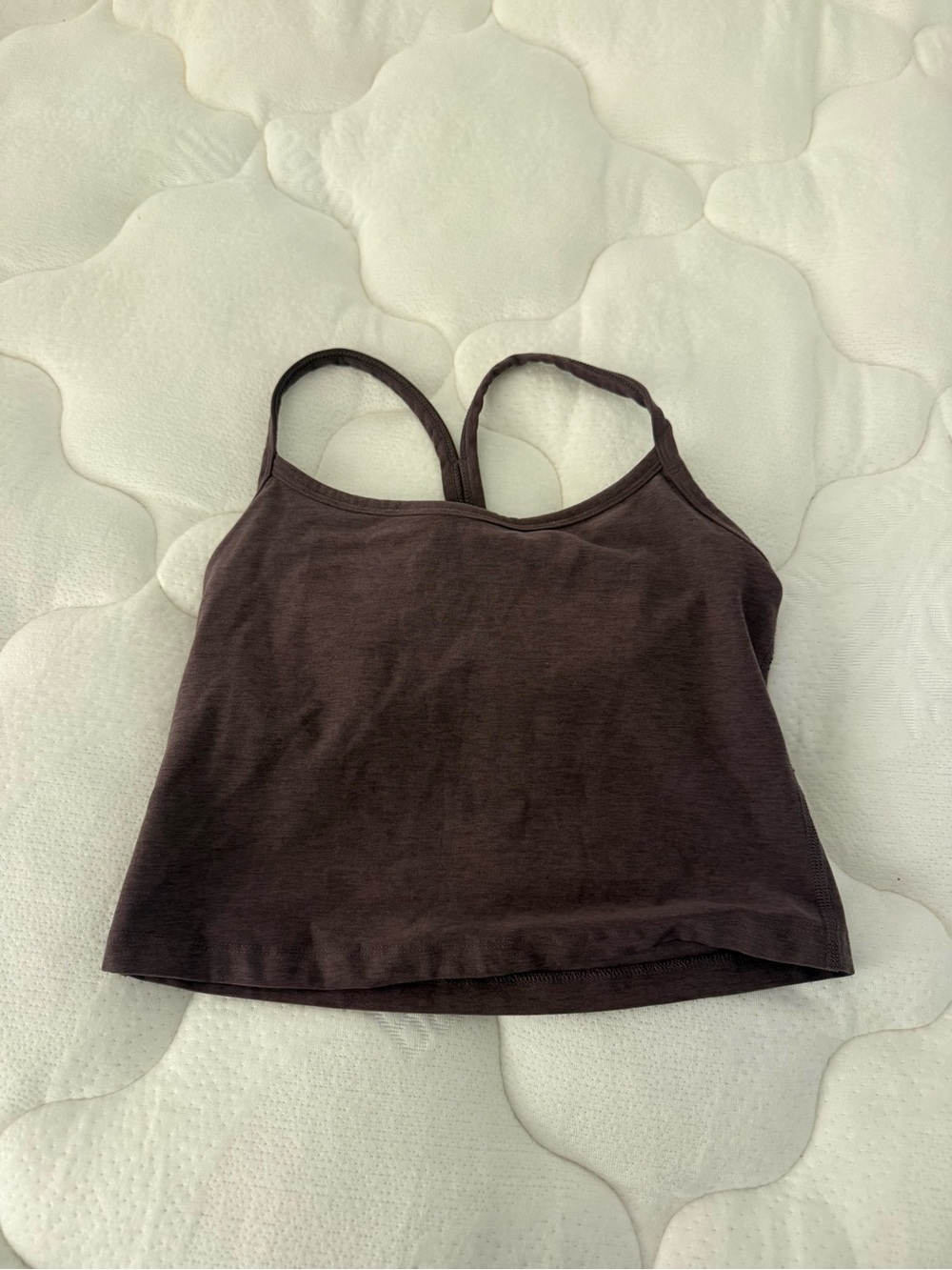 Beyond Yoga Chocolate Brown Double-Strap Tank Top